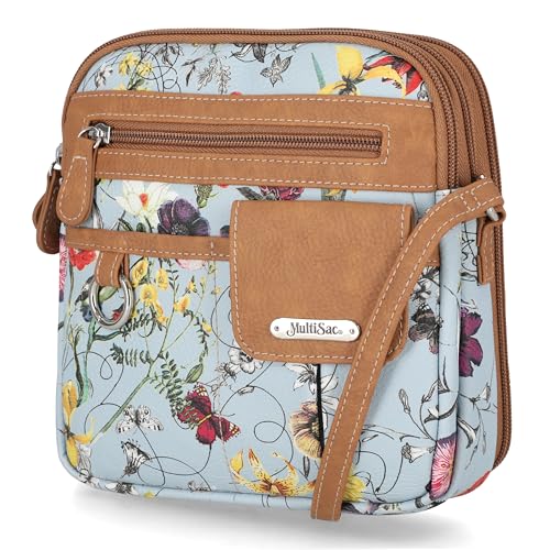 Image of Multisac Women's MultiSac North South Mini Zip Around Crossbody