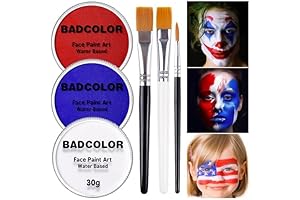 USA Patriotic Face Paint Kit