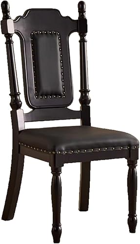 Miniatura 14 de Juego de 4 sillas de comedor de madera, sillas de cocina con respaldo alto, sillas de comedor vintage, silla tapizada sin brazos, para cocina,