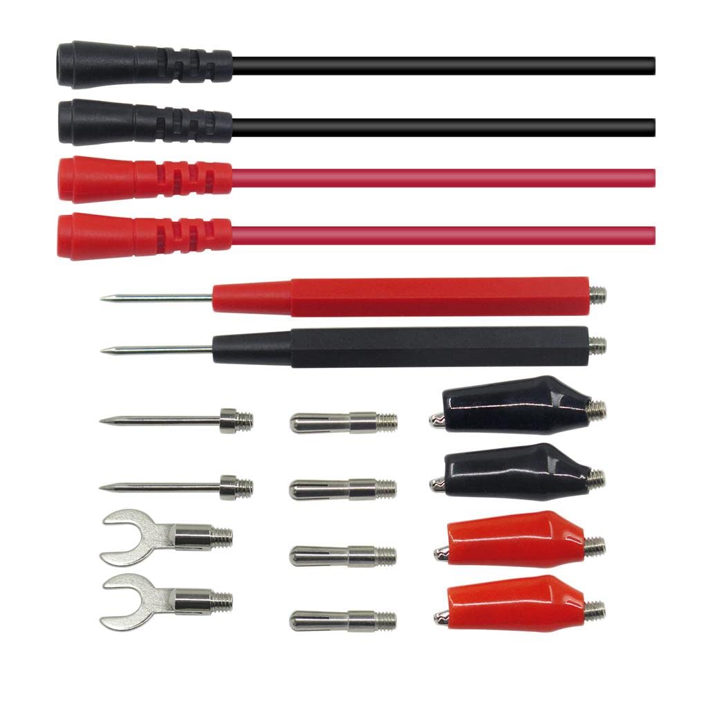 CALANDIS™ 2xP1500 Test Lead Cable Wire Probe Kit for Multimeter Alligator Clip Needles | Multimeter Test Leads | Leads & Probes | Test, Measurement & Inspection | Electrical & Test Equipment-image-8