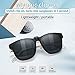 LUFF Gafas de sol polarizadas con clip Unisex-Elegantes y cómodos Clips Gafas...