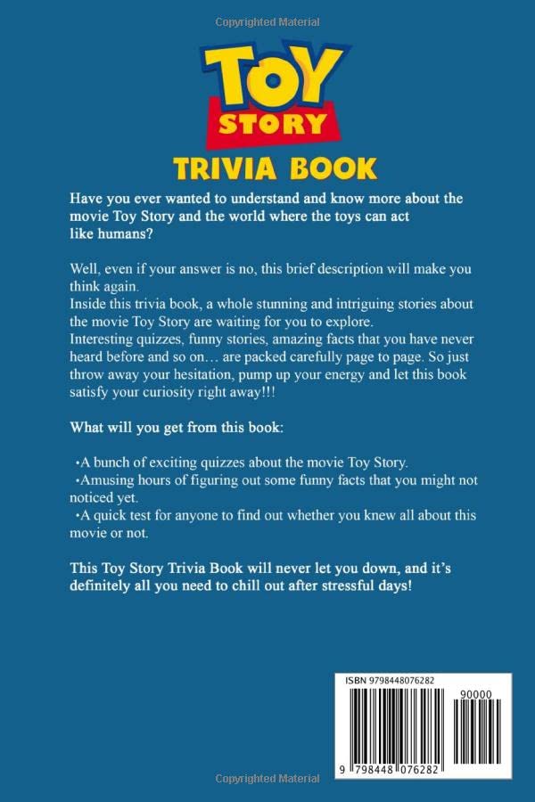 Toy Trivia Book: Premium Edition The Big Quiz Story Funny Unofficial Activity Adult image 3