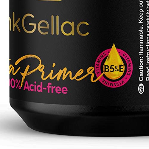 Pink Gellac Vita Primer Haftvermittler mit Vitamine B5 und E Unterlack Gel Nagellack 15 ml UV LED Lampe | Gel Nail… – Bild 3