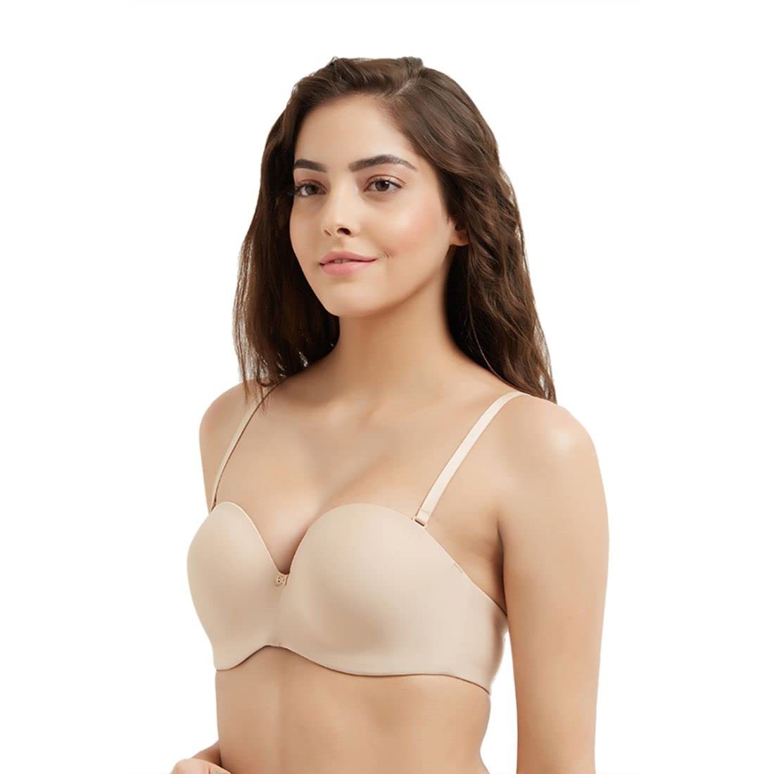 Wacoal Women’s Basic Mold |Padded|Wired |Half Cup|Everyday Wear|Strapless |Multiway Bra