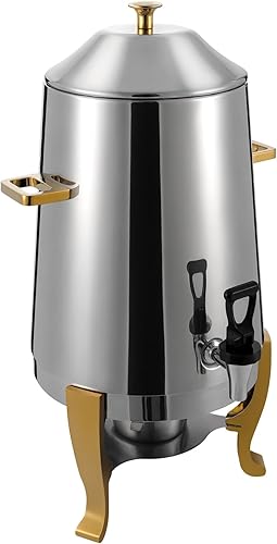 Dispensador de bebidas calientes de 3.4 galones, dispensador de bebidas calientes de acero inoxidable, urna comercial de agua caliente para café,