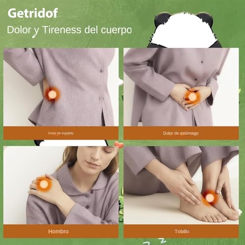 Bolsa de agua caliente de 2.4L con funda suave para aliviar dolores musculares en el hogar 4