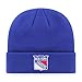 OTS NHL York Rangers Raised Cuff Knit Cap, Royal, One Size