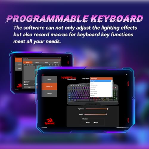 Image of Redragon S101 Wired Gaming Keyboard and Mouse Combo RGB Backlit Gaming Keyboard with Multimedia Keys Wrist Rest and Red Backlit Gaming Mouse 3200 DPI for Windows PC Gamers (White)