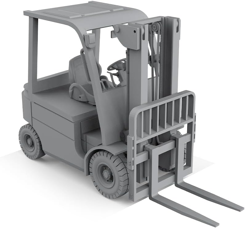 MRY-SFW XJT100160 1/100 Forklift Train Model Scene 2pcs