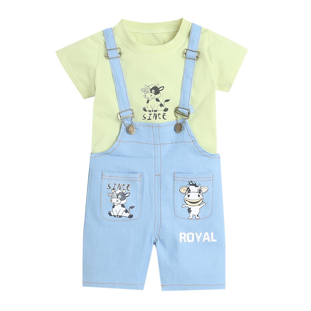 HopscotchBoy's Polycotton Printed Dungaree