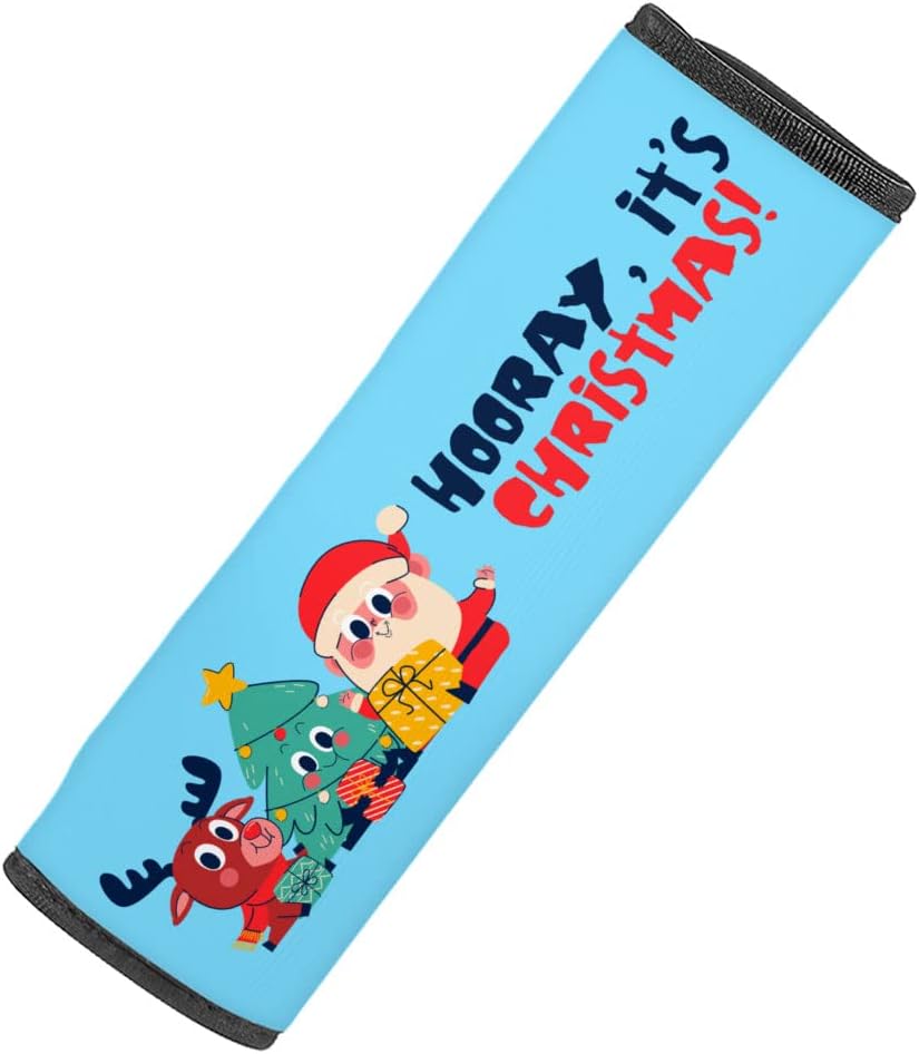 Christmas Car Seat Belt Pads - Funny Seat Belt Covers - Cute Seat Belt Covers