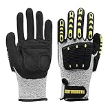 SIQITECH Arbeitshandschuhe Damen Herren Schutzhandschuhe Schnittfest Gartenhandschuhe Robust Arbeitshandschuhe Rutschfest Handschuhe für Arbeit Wartung Feuerrettung Bergbautechniker