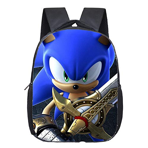 XINFA Sonic Mochila Super Shadow para niños  escolar para y niñas primaria de guardería