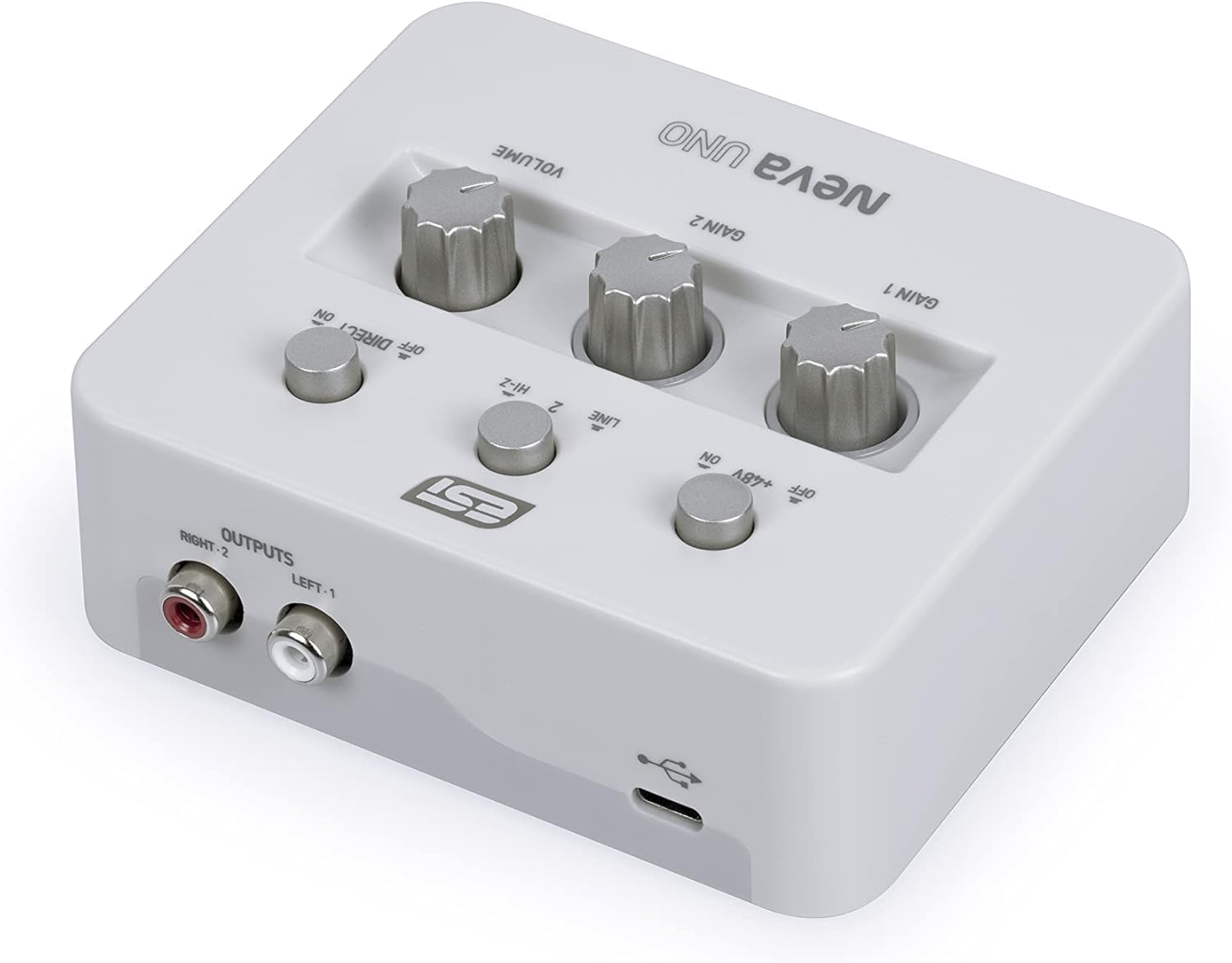 ESI Neva Uno | Interface de audio USB para guitarra y micrófono de 24 bits/192 kHz