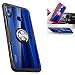 Produktbild Huawei Honor 8X Hülle, 360° drehbarer Ring Kickstand Schutzhülle, TPU + PC Stoßdämpfung, Doppel-Schutz, kompatibel mit [magnetischer Autohalterung] für Huawei Honor 8X, schwarz/Silber