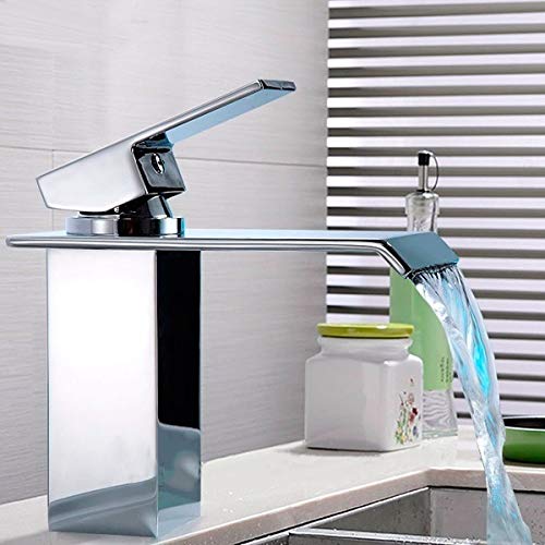 Torneira Misturador Monocomando Cascata Metal Baixa Fechada GH023