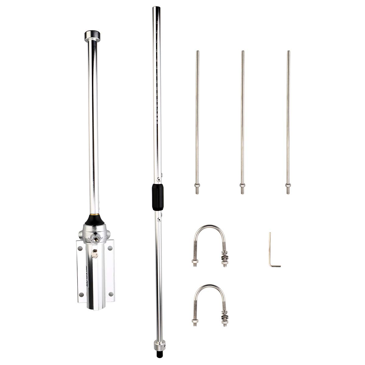 Retevis MA01 Antenna Veicolare Alto Guadagno UHF 390-470MHz Lega di Alluminio Omni direzionale SL16
