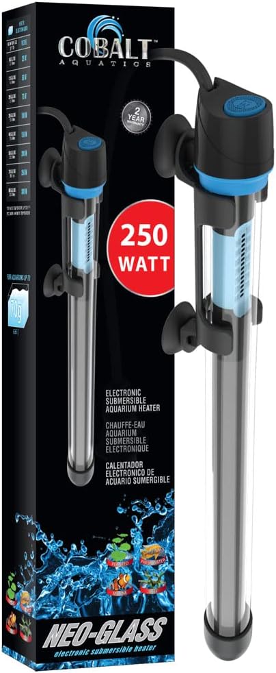Cobalt Aquatics Neo-Glass Aquarium Heater 250w 250w (up to 70 gal)