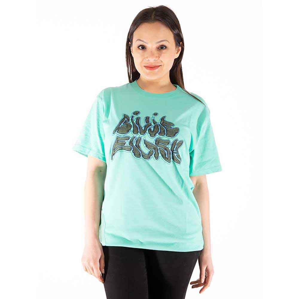 Paradiso Clothing Unisex Blue Billie Eilish Neon Logo T Shirt - Xxl