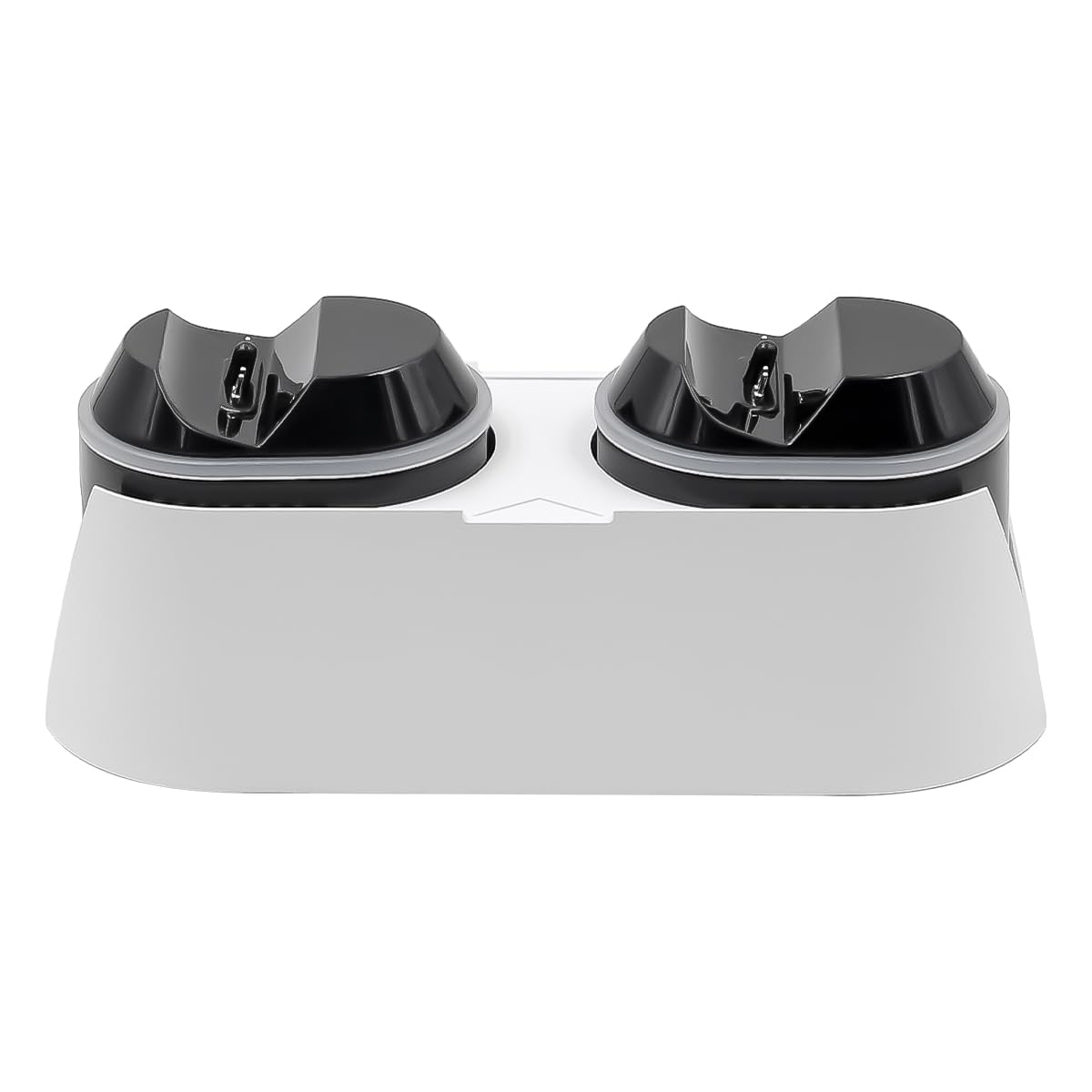 POFET Stazione di ricarica rapida PS5 per controller PS5 DualSense, stazione di ricarica con indicatori luminosi LED RGB, versione Tri-Protection RGB