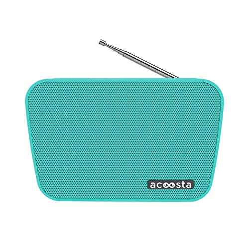 Image of Acoosta SUNO Hits - Powered by Sony Music, 1000 Preloaded Songs - 7 Stations & 250 Artists, Portable Wireless Bluetooth Speaker with Mic, FM Radio, USB, Aux in, Aux Out, True Wireless Stereo - (Teal)