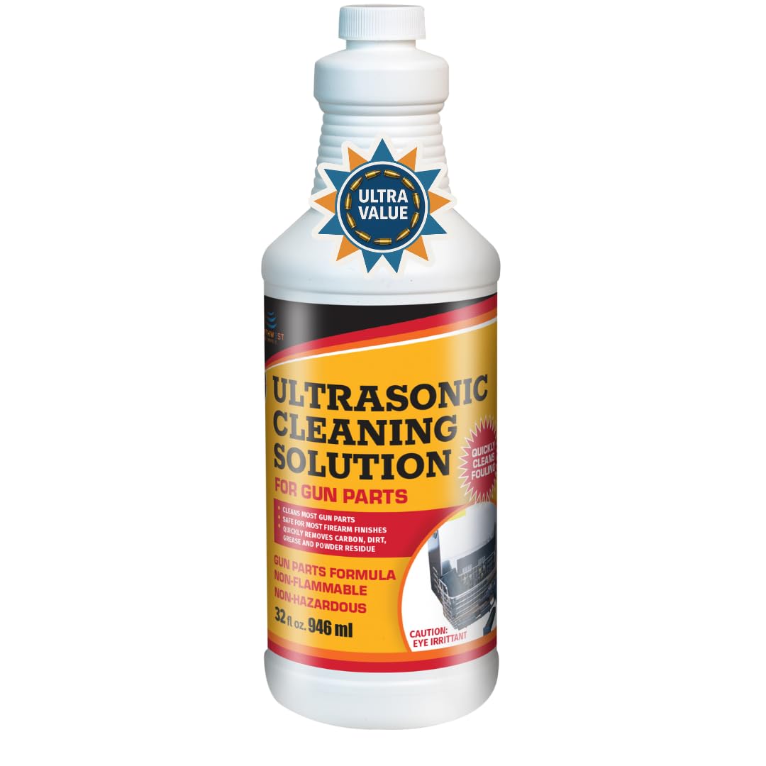 UltraSonic Gun Cleaner Solution for Gun Parts Cleaning, Concentrate (Quart, 32 oz.)