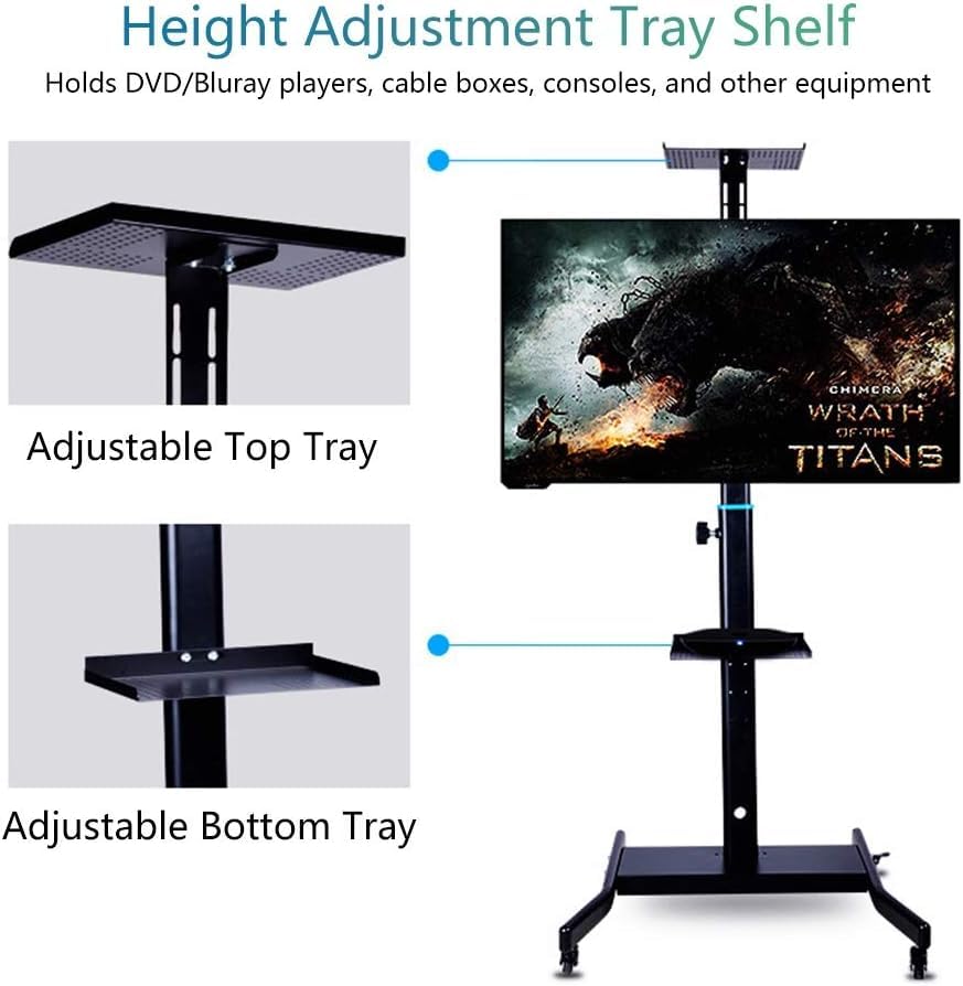 Soporte móvil para TV de 32''-60'' con ruedas miniatura 5