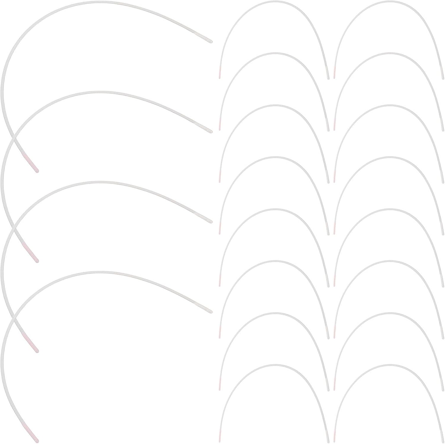 Generic Metal Underwire Replacement with Precision Shaping Technology 40 Pairs for Bras Heavy Gauge Sturdy Steel Frames for Bra Repair and Sewing, Reduces Skin Friction for DIY