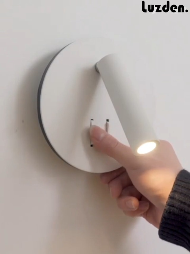 Image of Modern Wall Mount Light Focused Bed Bedside Reading Wall Lamp with Switch LED Wall Sconce Rotatable Headboard Lights Indoor Spotlight Adjustable for Living Room,Bedroom 3+7W 3000K White