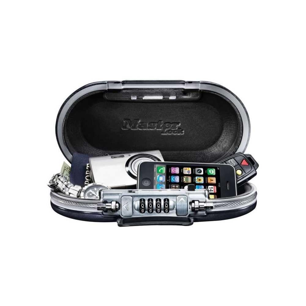 Master Lock Master Mini coffre-fort 5900 Noir 129 x 240 mm