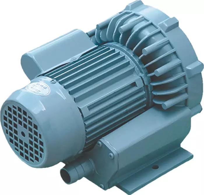 HAPPET Pompe à air rotative VB-1200G 600 W - Pompe à air extrêmement efficace pour bassins et réservoirs de culture très grands, 1320 l/min, fonctionnement toute l'année, sans huile