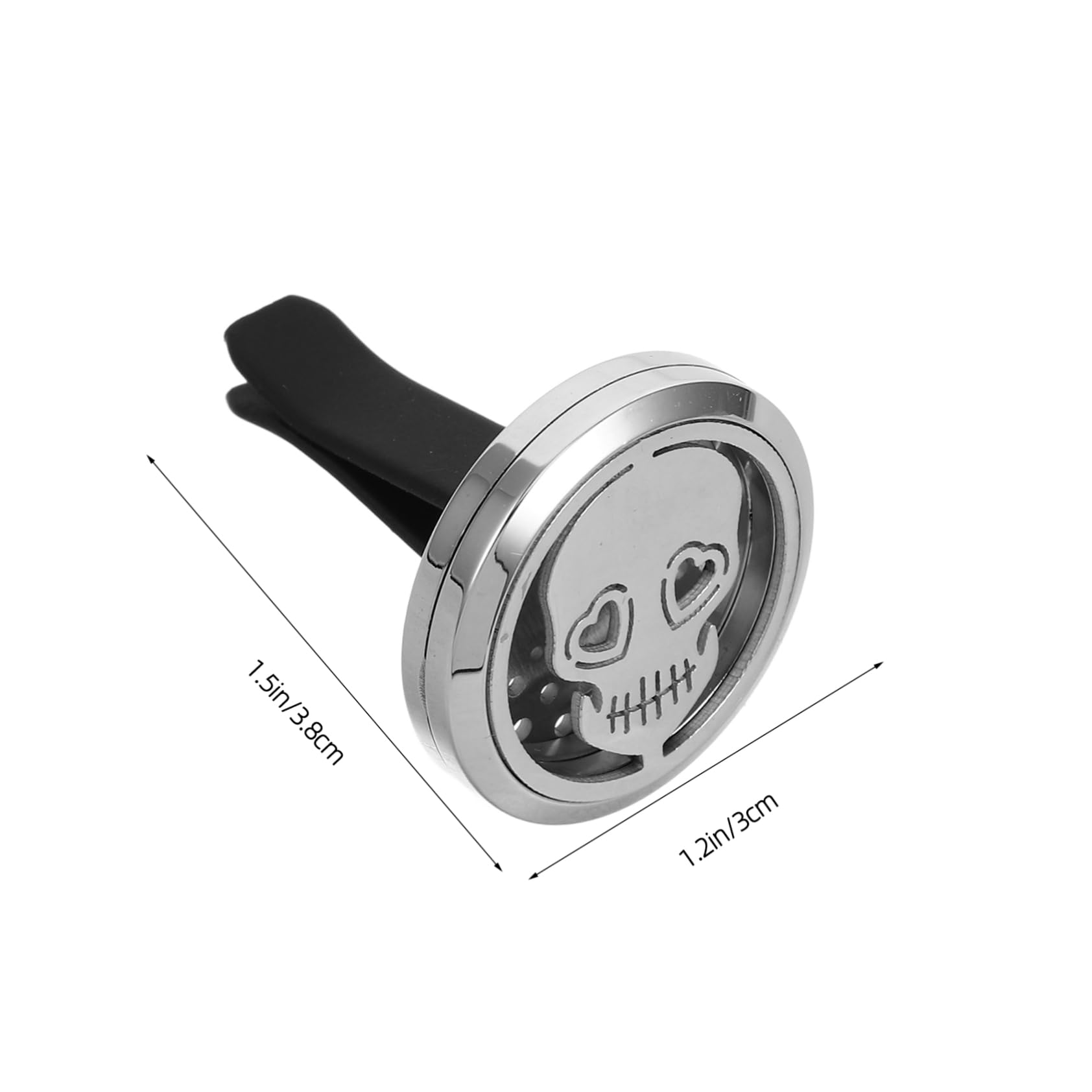 iplusmile 5pezzi Car Diffusore Aromatico Con Design Teschio Clip Per Ventilazione Auto Decorazione Aromatica Profumazione Personalizzabile Accessorio Per Auto e Casa