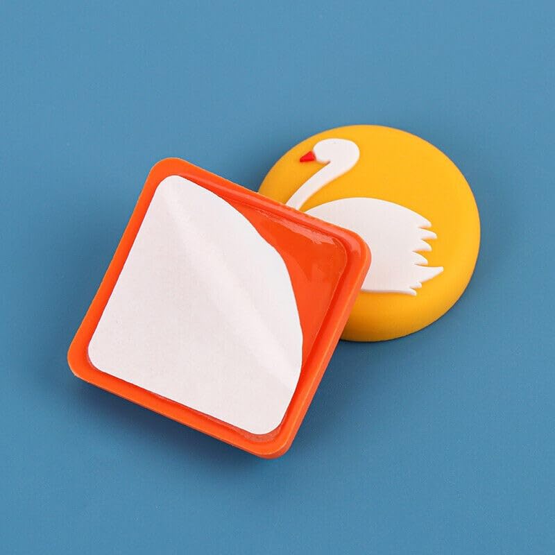 Calcomanía de Pared para Manija de Puerta Comimark: Protector de Silicona de Dibujos 8