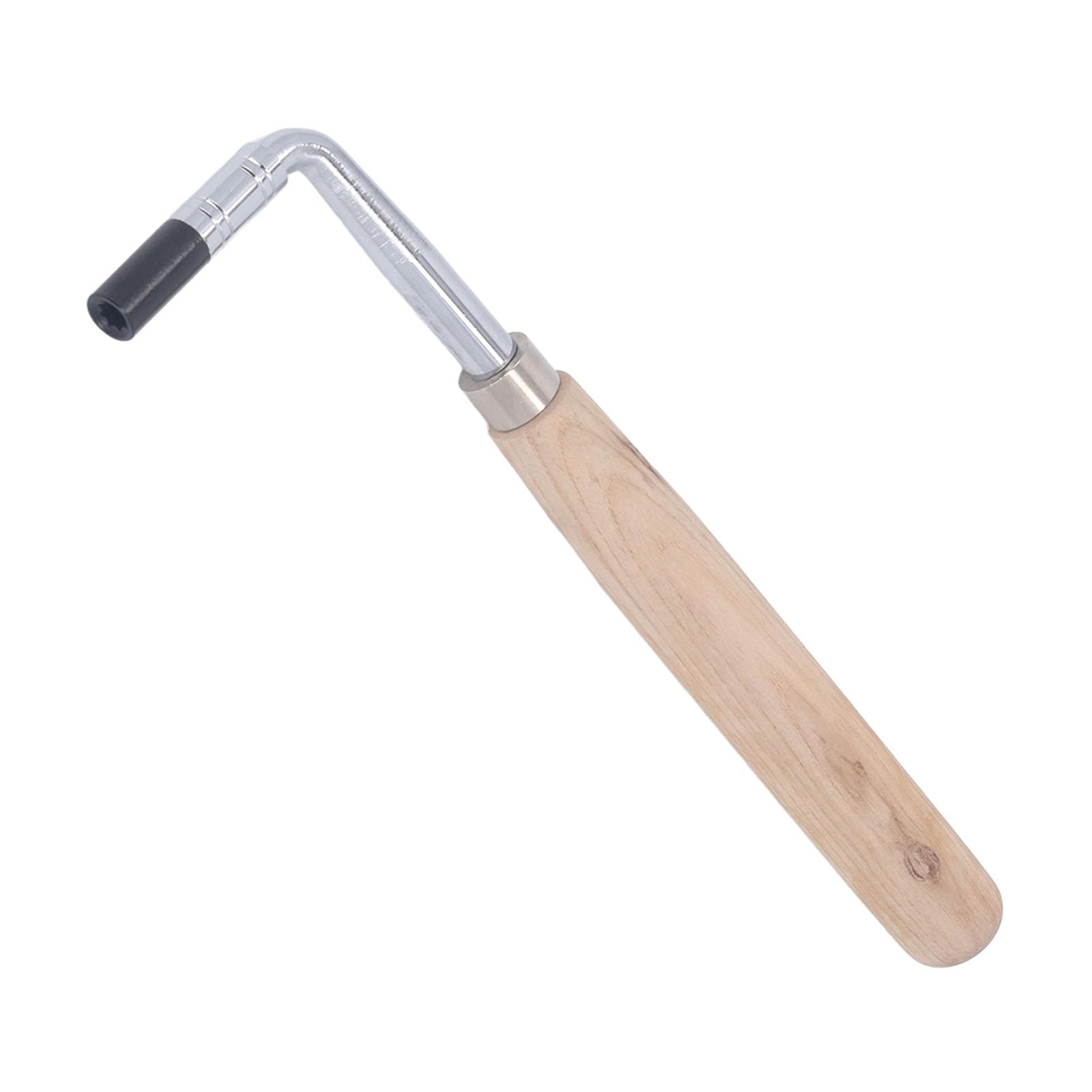 Afinador de piano en forma de L, llave para afinar piano, martillo afinador en forma de L, llave de afinación con mango de madera para reparación de instrumentos de cuerda,