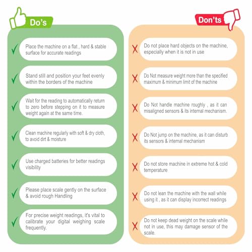 Image of Healthgenie Weight Machine for Body Weight With 3 Yrs Warranty & Thick Tempered Glass LCD Display Digital Weighing Machine (Silver) HD-221