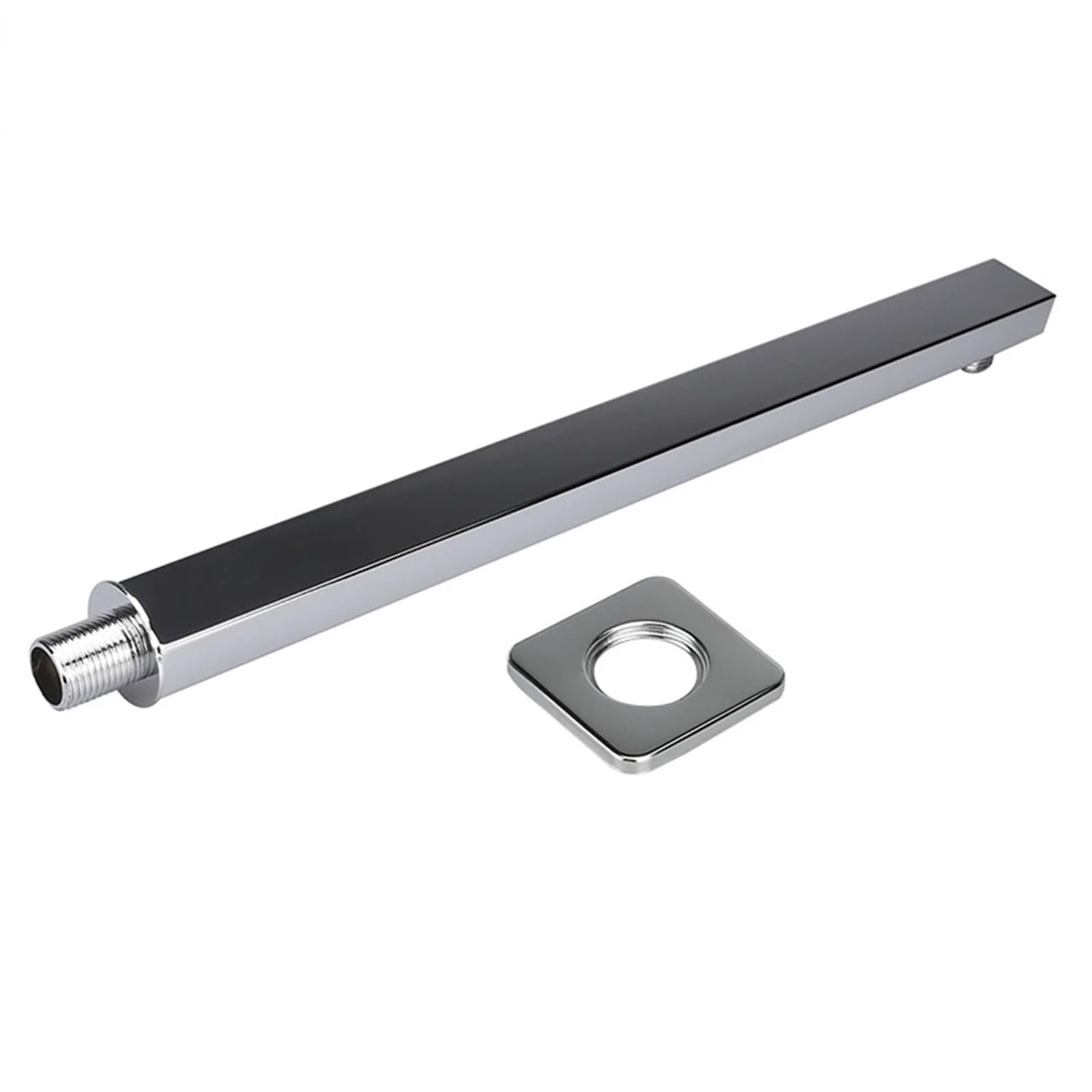 Shower Arm 30/40cm Stainless Steel Wall for Head Rain G1/2 Thread for Use in Bathroom(Sliver,40cm)