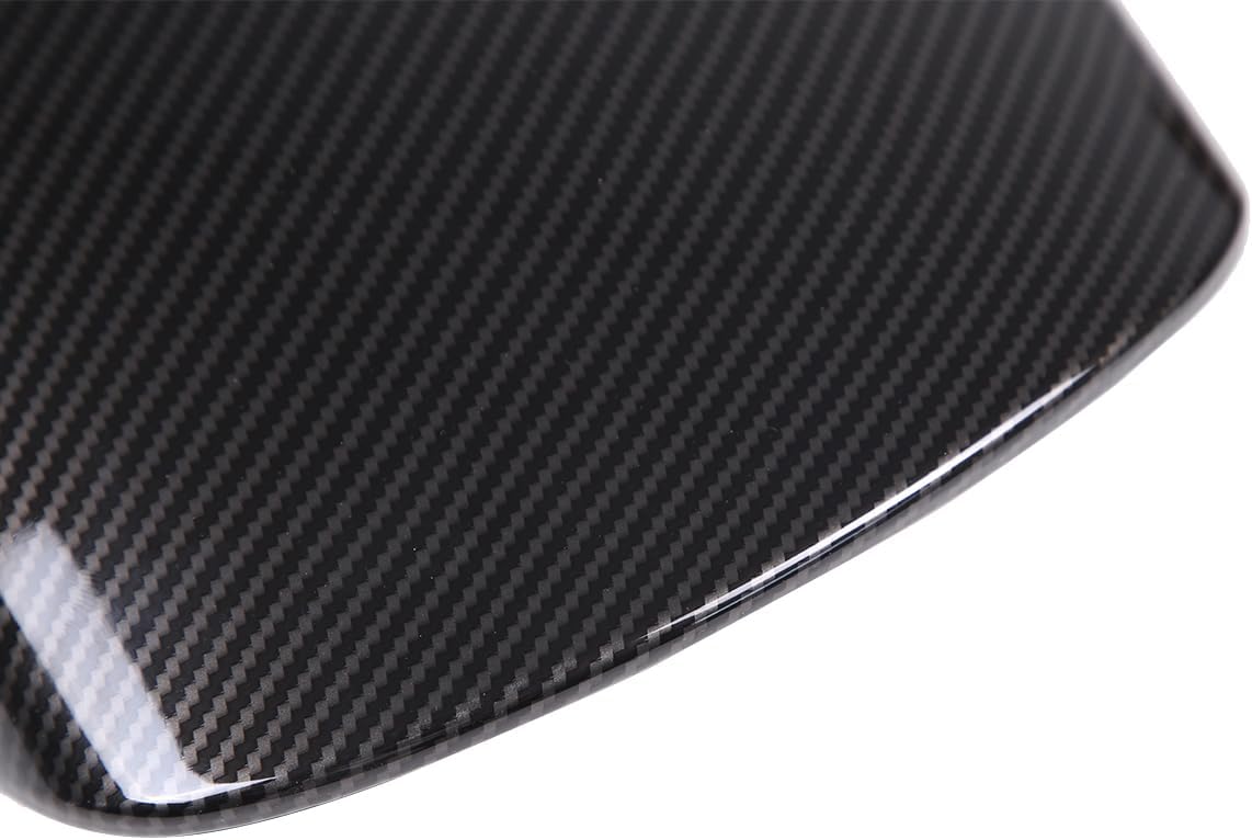 Car Center Console Pad for Chevrolet Corvette C7 2014-2019 Car Armrest Cover Leather Cushion Waterproof Car Armrest Seat Box Protector Accessories (ABS-Carbon Fiber)