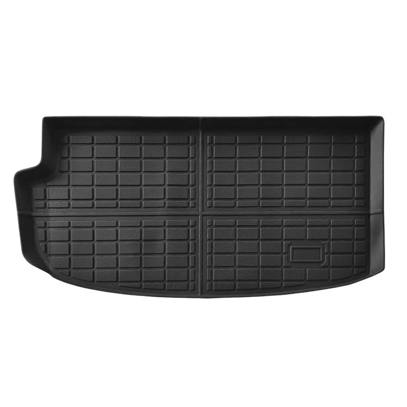 Forro de porta-malas 3D em material termoplástico preto para Chevrolet Traverse 2018–2023 e Traverse Limited 2024, 1 unidade