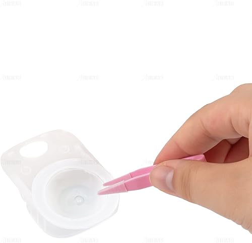 Miniatura 7 de AUEAR, 5 unids portátil mini viaje lente de contacto palo herramienta caso conjunto con plástico claro casos