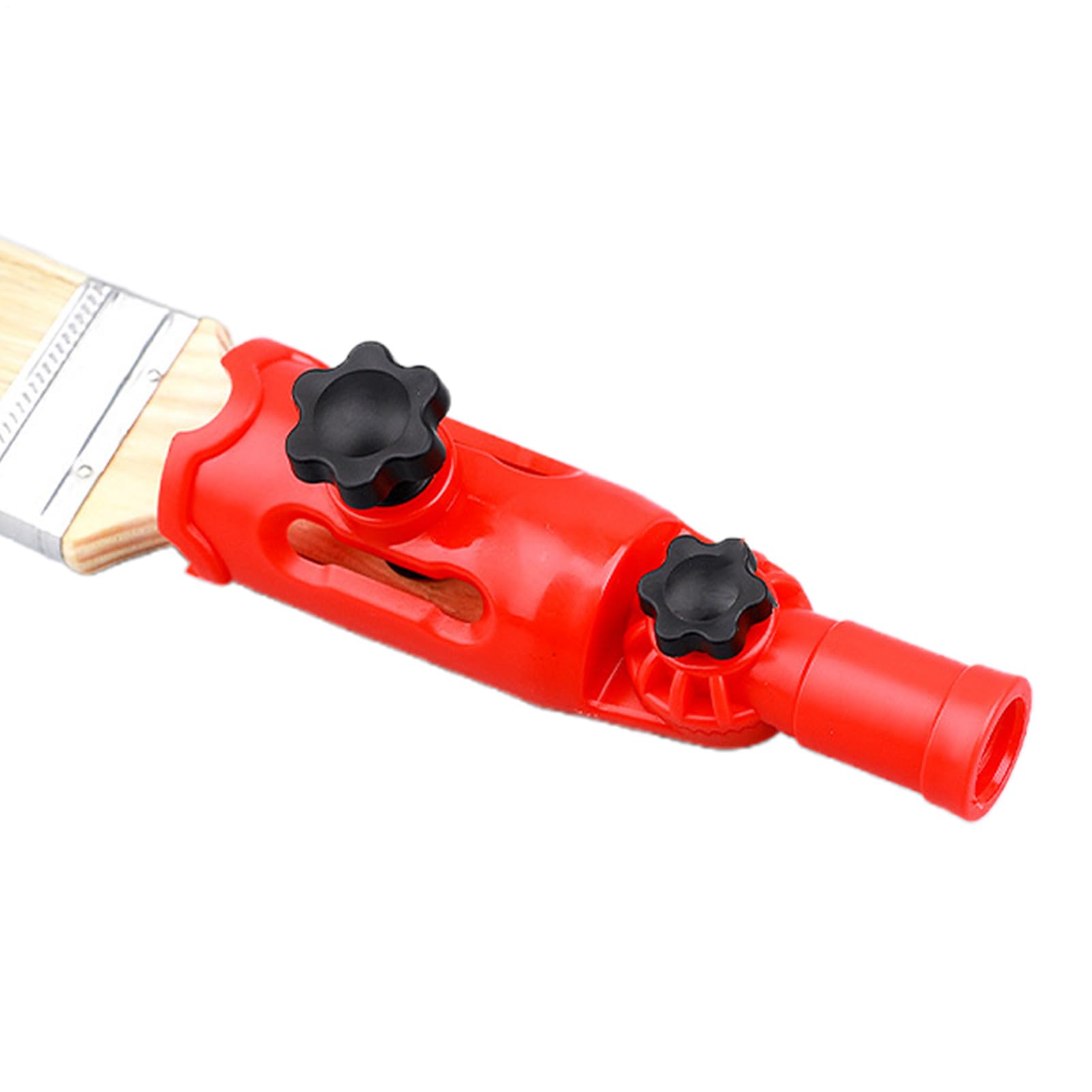 Accesorio De De Pintura Telescópico - Herramienta De Mango De Cepillo Giratorio, Soporte De Rodillos De Bordes | Ayuda De Pintura De Techo Y Alta Pared Para Acabado Preciso, Soporte Extensible