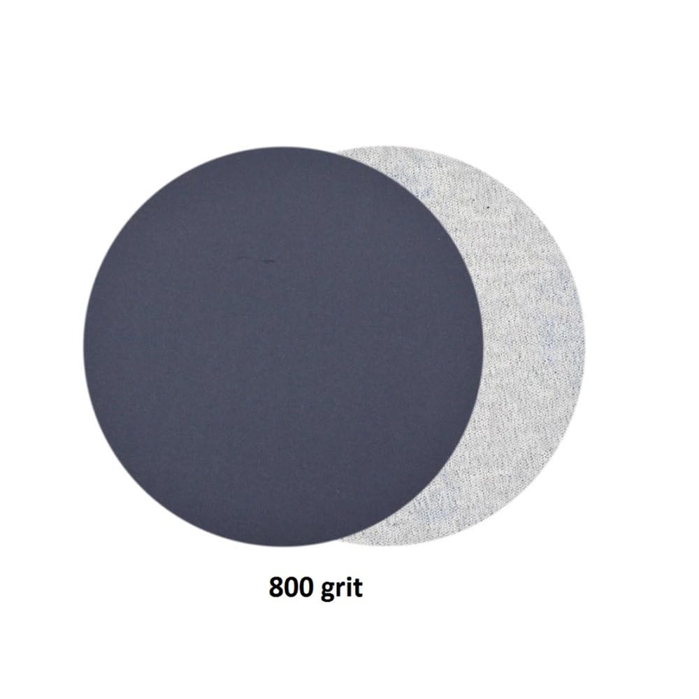 Lot de 30 disques abrasifs Auto-agrippants de 7,6 cm, Grains 320, 400, 600, 800, 1 000 et 1 500, pour meulage à Sec et Humide, 3 Pouces