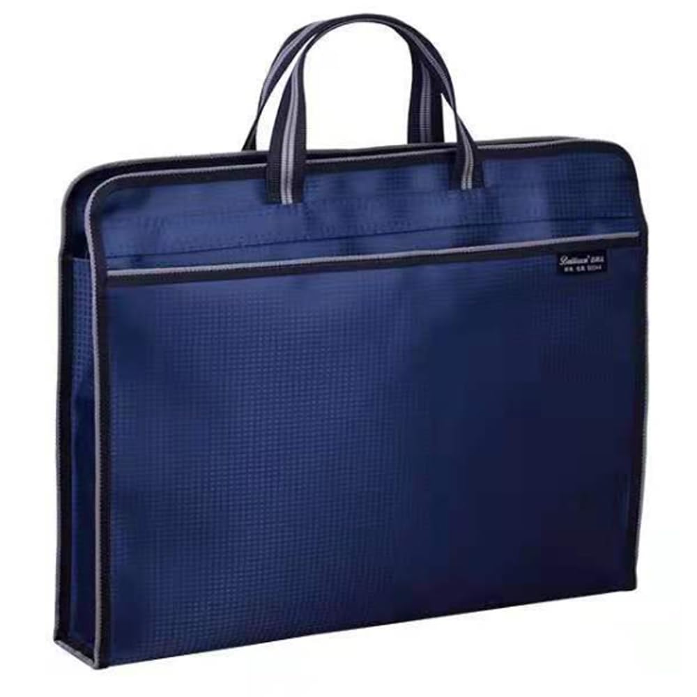 Portable Business Briefcase Case Document Bag Expanding File Folder Waterproof Handbag with Handle File Organiser Envelope Carrying Business Storage Tote