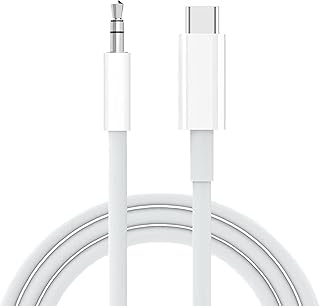 Seulliya USB C to 3.5mm Audio Aux Jack Cable, Aux Cord for iPhone 15, Type C to 3.5mm Headphone Car Stereo Cord Compatible with iPhone 16 Plus /15 Pro Max, Samsung Galaxy S23 S22 Note 20, Pixel 5 XL