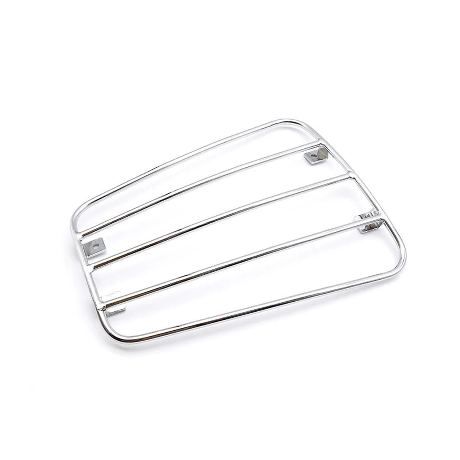 Portaequipajes Trasero Soporte Universal para Portaequipajes Depósito Combustible Motocicleta con Ventosas Motocicleta Portaequipajes(Plata)
