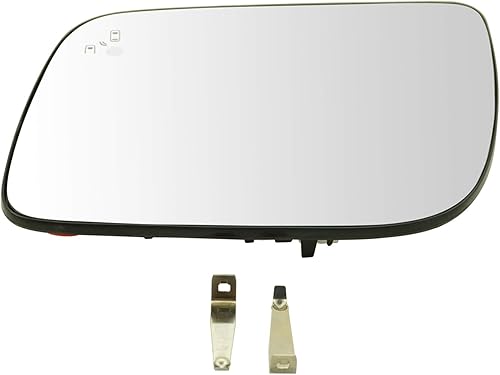 Miniatura 1 de TRQ Espejo de cristal de 5.25 pulgadas con calefacción, lado del conductor, izquierda, izquierda, compatible con Ford Explorer