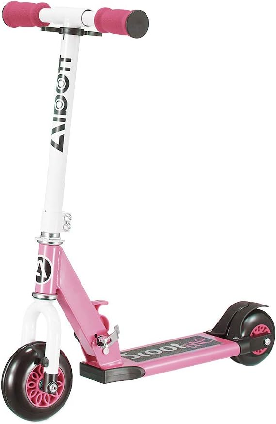 Albott Kid Scooter My 1st Scooter Folding Removable 4 Wheel Scooters for Kids 3 Growth Stage Transformer Toddler Scooters Age 2-5