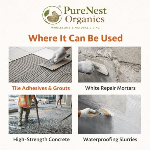 Image of White Silica Fume (Microsilica) - Industrial Grade Concrete Performance Additive | High-Strength Concrete & Repair Mortars 1.8 KG
