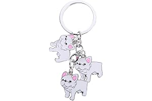3D Dog Keychains Accessories