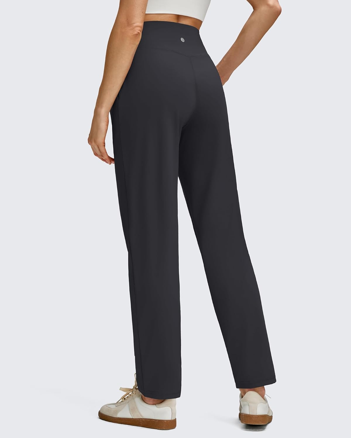 G4Free ShiftReady Ankle Women's Casual Pants with Pockets Tapered Front Pleated High Waist Trousers for Work Lounge Travel