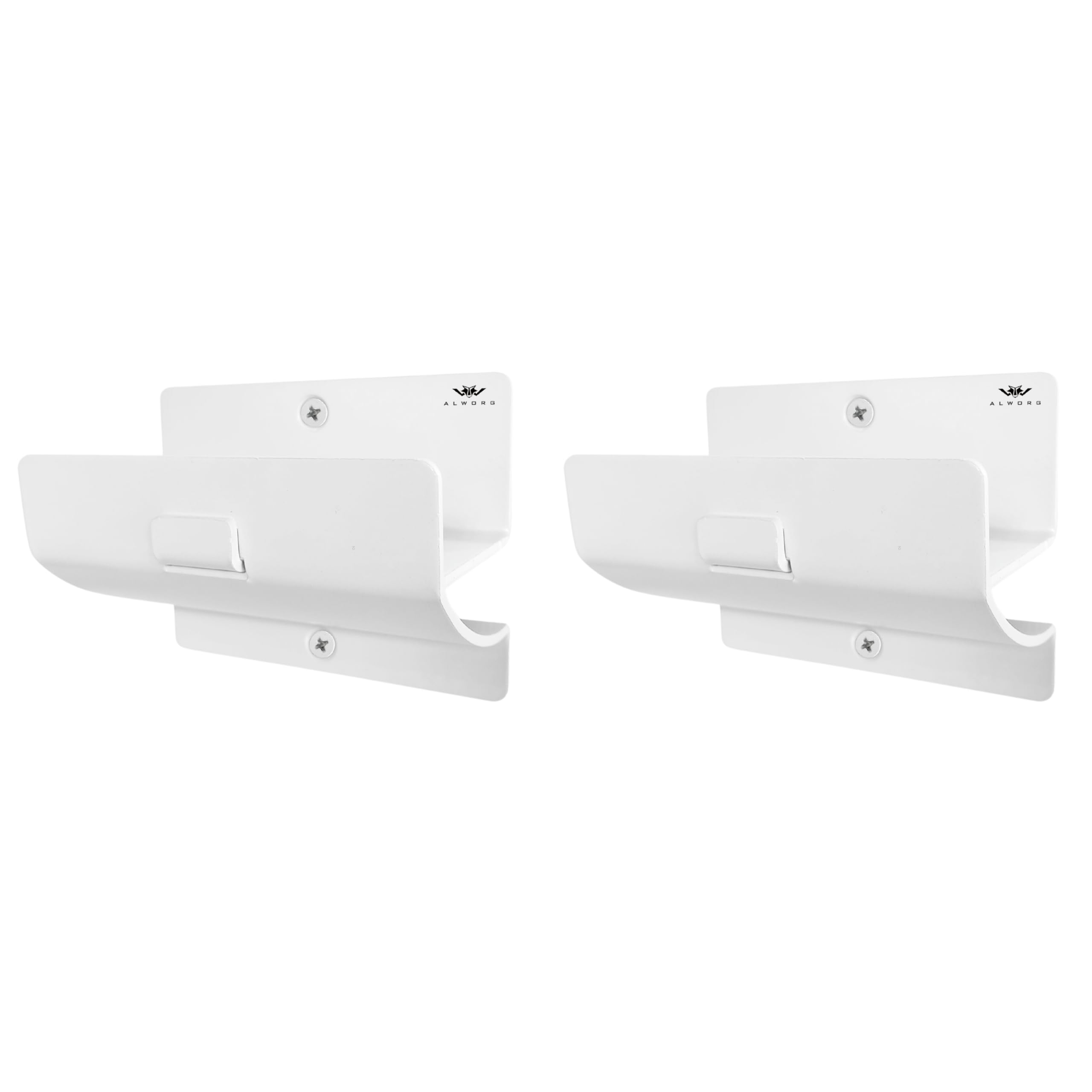 ALWORG Ladder Hangers for Garage Wall - Set of 2 Ladder Hooks - Use as Ladder Holder Wall Mount or Step Ladder Hanger